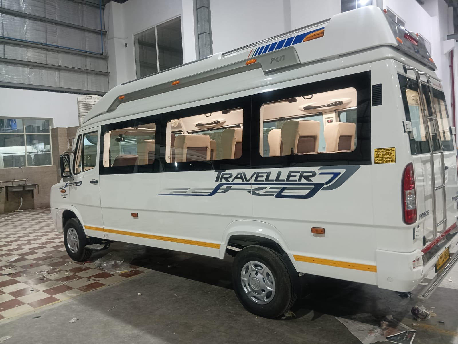 Tempo Traveller 12 Seater Rental from Delhi NCR