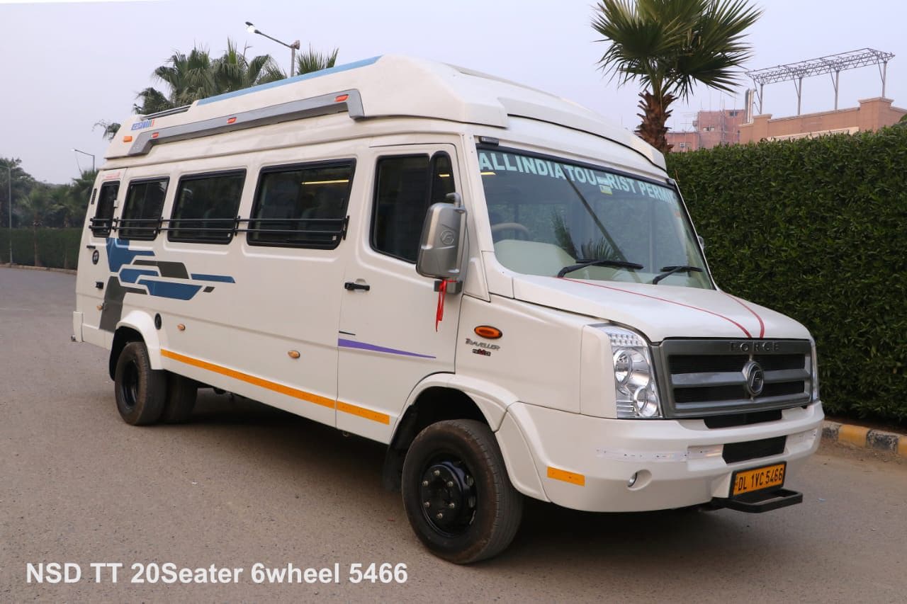 Tempo Traveller 20 Seater Maharaja Rental from Delhi NCR